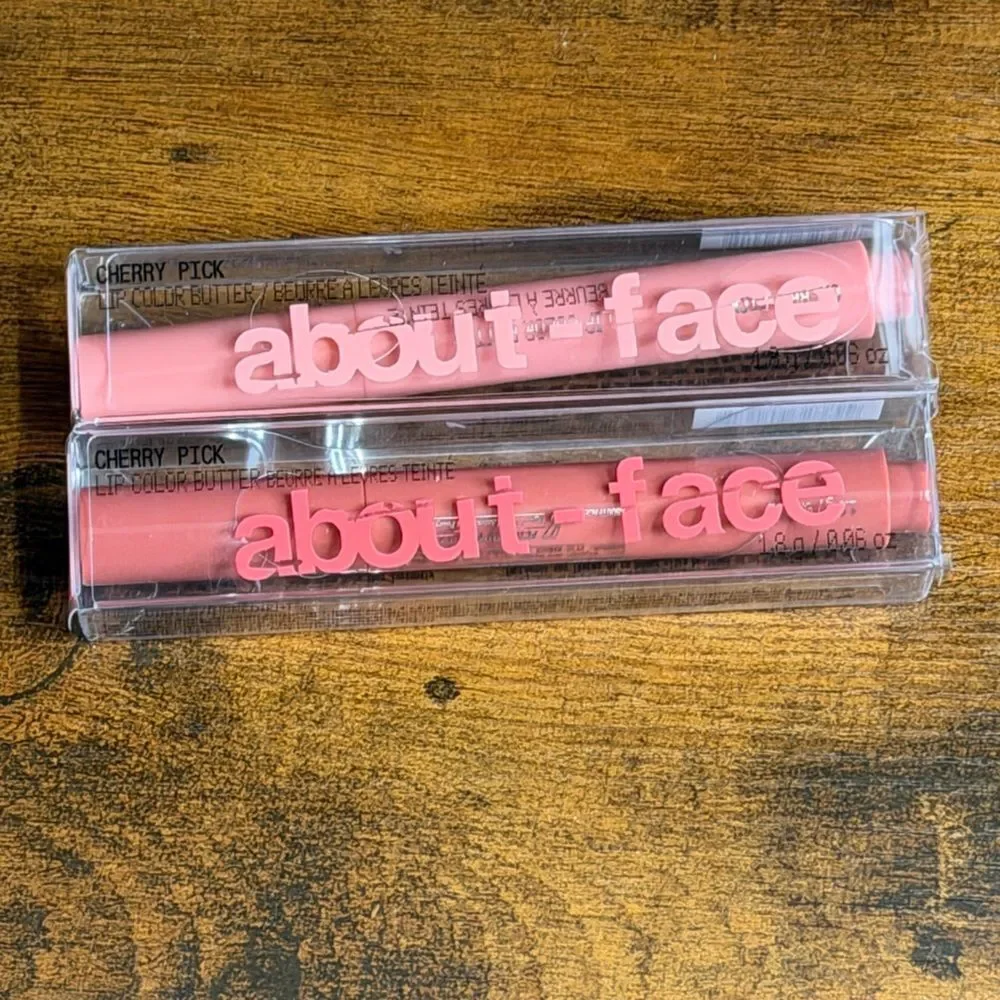 💖 About-Face Lip Color Butter Duo Guava Crush + Pink Piña, NEW and boxed